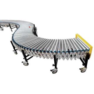 Flexible roller conveyor