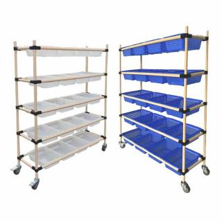 E-commerce orders picking trolley